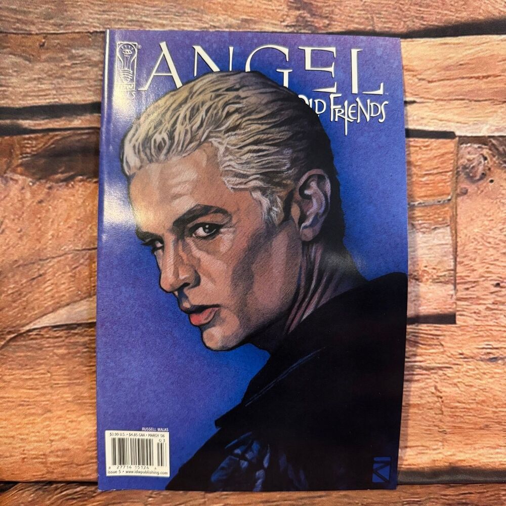Angel Old Friends #5 IDW Comics Spike Cover Russell Walks 2006